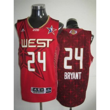 Lakers #24 Kobe Bryant Stitched Red 2010 All Star NBA Jersey Lakers #24 Kobe Bryant Stitched Red 2010 All Star NBA Jersey