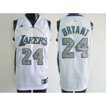 Lakers #24 Kobe Bryant Stitched White City Style NBA Jersey Lakers #24 Kobe Bryant Stitched White City Style NBA Jersey