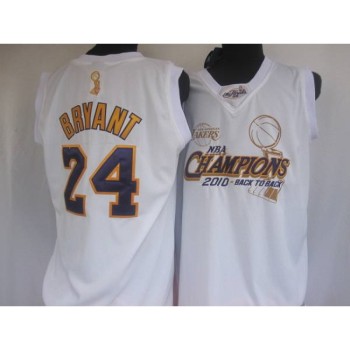 Lakers #24 Kobe Bryant White 2010 NBA Finals Champions Stitched NBA Jersey Lakers #24 Kobe Bryant White 2010 NBA Finals Champions Stitched NBA Jersey