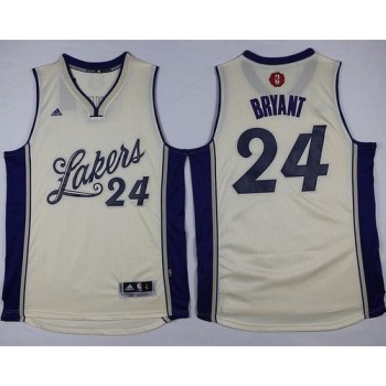 Lakers #24 Kobe Bryant White 2015-2016 Christmas Day Stitched NBA Jersey Lakers #24 Kobe Bryant White 2015-2016 Christmas Day Stitched NBA Jersey