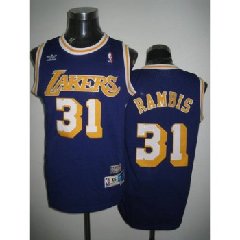 Lakers #31 Kurt Rambis Stitched Purple Throwback NBA Jersey Lakers #31 Kurt Rambis Stitched Purple Throwback NBA Jersey
