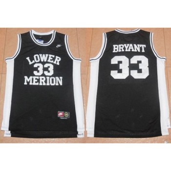 Lakers #33 Kobe Bryant Black Lower Merion High School Stitched NBA Jersey Lakers #33 Kobe Bryant Black Lower Merion High School Stitched NBA Jersey