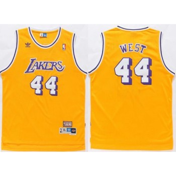 Lakers #44 Jerry West Gold Throwback Stitched NBA Jersey Lakers #44 Jerry West Gold Throwback Stitched NBA Jersey