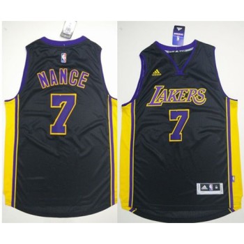 Lakers #7 Larry Nance Black(Purple NO.) Stitched NBA Jersey Lakers #7 Larry Nance Black(Purple NO.) Stitched NBA Jersey