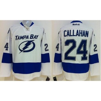 Lightning #24 Ryan Callahan White Stitched Youth NHL Jersey Lightning #24 Ryan Callahan White Stitched Youth NHL Jersey