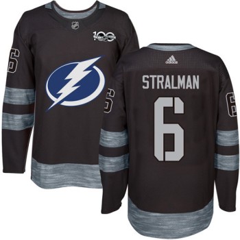 Lightning #6 Anton Stralman Black 1917-2017 100th Anniversary Stitched NHL Jersey Lightning #6 Anton Stralman Black 1917-2017 100th Anniversary Stitched NHL Jersey