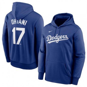 Los Angeles Dodgers #17 Shohei Ohtani Royal Name & Number Pullover Hoodie Los Angeles Dodgers #17 Shohei Ohtani Royal Name & Number Pullover Hoodie