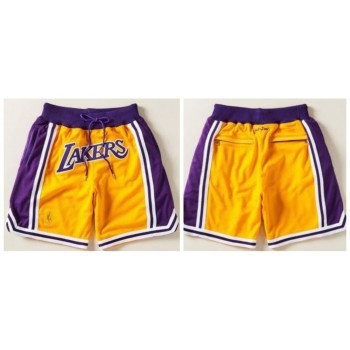 Los Angeles Lakers Shorts Just Don Shorts Los Angeles Lakers Shorts Just Don Shorts