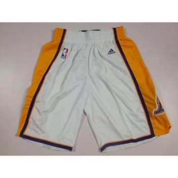 Los Angeles Lakers White NBA Shorts Los Angeles Lakers White NBA Shorts