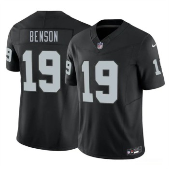 Youth Las Vegas Raiders #19 Malik Benson Black 2026 NFL Draft Vapor F.U.S.E. Limited Jersey Youth Las Vegas Raiders #19 Malik Benson Black 2026 NFL Draft Vapor F.U.S.E. Limited Jersey