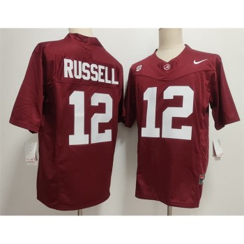 Men's Alabama Crimson Tide #12 Keelon Russell Red 2026 Vapor F.U.S.E. Limited Jersey Men's Alabama Crimson Tide #12 Keelon Russell Red 2026 Vapor F.U.S.E. Limited Jersey