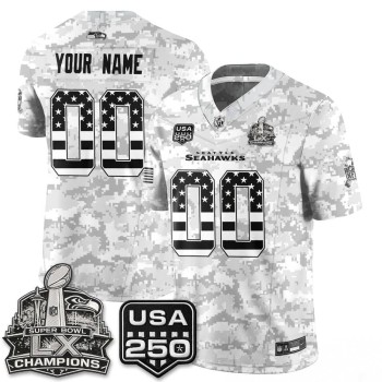 Youth Seattle Seahawks Camo 2026 Salute to Service Edition Vapor F.U.S.E. Limited Custom Jersey Youth Seattle Seahawks Camo 2026 Salute to Service Edition Vapor F.U.S.E. Limited Custom Jersey