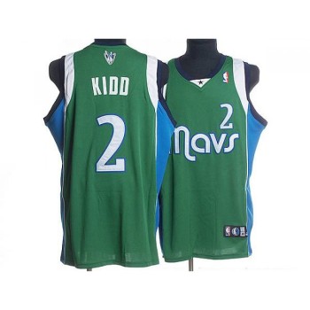 Mavericks #2 Jason Kidd Stitched NBA Green Jersey