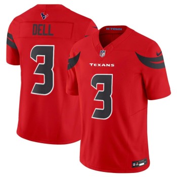 Men's Houston Texans #3 Tank Dell Red 2024 Alternate F.U.S.E Vapor Stitched jersey Men's Houston Texans #3 Tank Dell Red 2024 Alternate F.U.S.E Vapor Stitched jersey