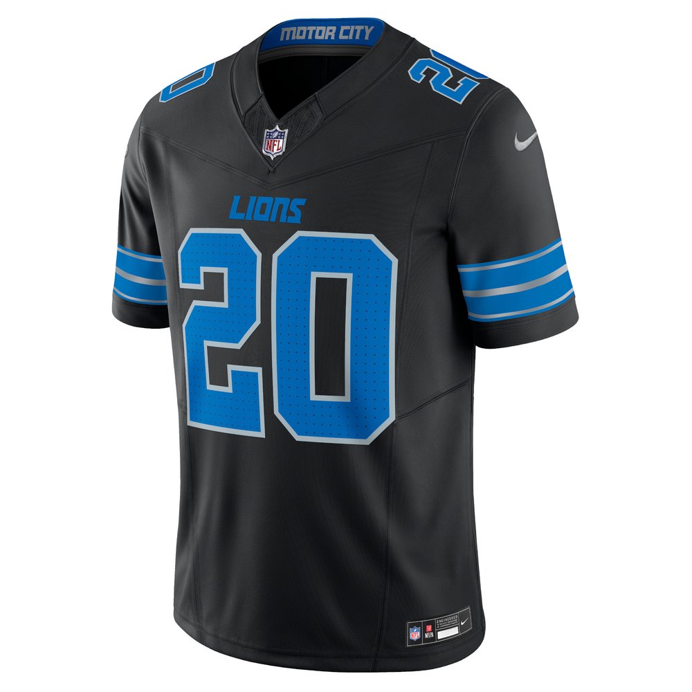 Men's Detroit Lions #20 Barry Sanders Black 2nd Alternate Vapor F.U.S.E. Limited Jersey