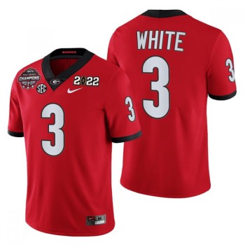 Men's Georgia Bulldogs #3 Zamir White 2021/22 CFP National Champions Red College Football Stitched Jersey Men's Georgia Bulldogs #3 Zamir White 2021/22 CFP National Champions Red College Football Stitched Jersey
