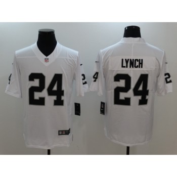 Men's Oakland Raiders #24 Marshawn Lynch White Vapor Untouchable Limited Stitched NFL Jersey Men's Oakland Raiders #24 Marshawn Lynch White Vapor Untouchable Limited Stitched NFL Jersey