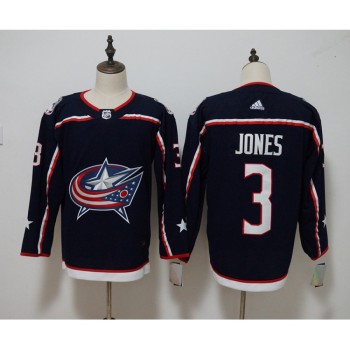 Men's Columbus Blue Jackets #3 Seth Jones Navy Stitched NHL Jersey Men's Columbus Blue Jackets #3 Seth Jones Navy Stitched NHL Jersey
