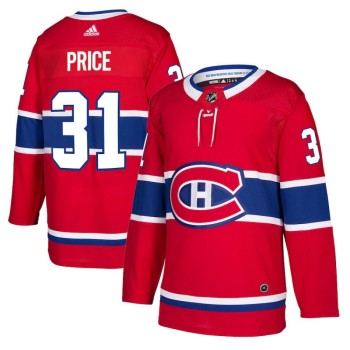 Men's Montreal Canadiens #31 Carey Price Red Stitched NHL Jersey