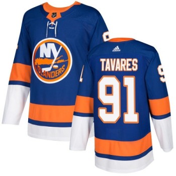 Men's New York Islanders #91 John Tavares Royal Stitched NHL Jersey