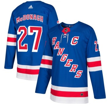 Men's New York Rangers #27 Ryan McDonagh Royal Blue Stitched NHL Jersey
