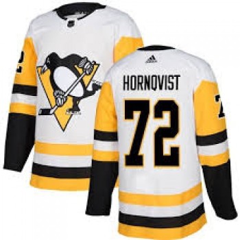Men's Pittsburgh Penguins #72 Patric Hornqvist White Stitched NHL Jersey