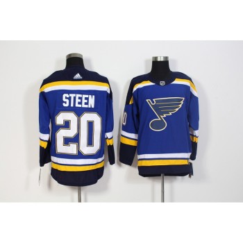 Men's St. Louis Blues #20 Alexander Steen Blue Stitched NHL Jersey Men's St. Louis Blues #20 Alexander Steen Blue Stitched NHL Jersey