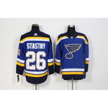 Men's St. Louis Blues #26 Paul Stastny Blue Stitched NHL Jersey Men's St. Louis Blues #26 Paul Stastny Blue Stitched NHL Jersey