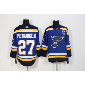 Men's St. Louis Blues #27 Alex Pietrangelo Blue Stitched NHL Jersey Men's St. Louis Blues #27 Alex Pietrangelo Blue Stitched NHL Jersey
