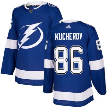 Men's Tampa Bay Lightning #86 Nikita Kucherov Blue Stitched NHL Jersey Men's Tampa Bay Lightning #86 Nikita Kucherov Blue Stitched NHL Jersey