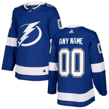 Men's Tampa Bay Lightning Personalized Authentic Royal Blue Home Stitched NHL Jersey Men's Tampa Bay Lightning Personalized Authentic Royal Blue Home Stitched NHL Jersey