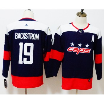 Men's Washington Capitals #19 Nicklas Backstrom Navy 2018 NHL Stadium Series Authentic Pro Stitched NHL Jersey Men's Washington Capitals #19 Nicklas Backstrom Navy 2018 NHL Stadium Series Authentic Pro Stitched NHL Jersey