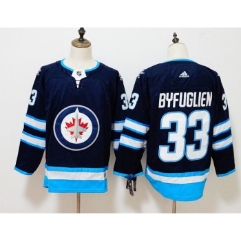 Men's Winnipeg Jets #33 Dustin Byfuglien Navy Stitched NHL Jersey Men's Winnipeg Jets #33 Dustin Byfuglien Navy Stitched NHL Jersey