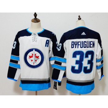 Men's Winnipeg Jets #33 Dustin Byfuglien White Stitched NHL Jersey Men's Winnipeg Jets #33 Dustin Byfuglien White Stitched NHL Jersey