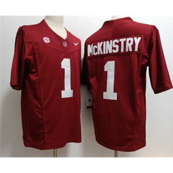 Men's Alabama Crimson Tide #1 Kool-Aid McKinstry Red 2023 F.U.S.E. Stitched Football Jersey Men's Alabama Crimson Tide #1 Kool-Aid McKinstry Red 2023 F.U.S.E. Stitched Football Jersey