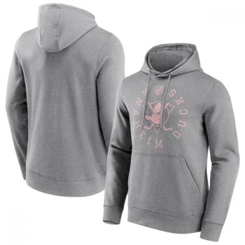 Men's Anaheim Ducks Grey Hoodie Men's Anaheim Ducks Grey Hoodie