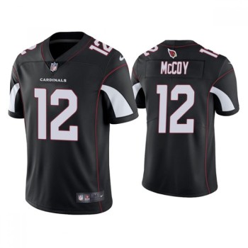 Men's Arizona Cardinals #12 Colt McCoy Black Vapor Untouchable Limited Stitched Jersey Men's Arizona Cardinals #12 Colt McCoy Black Vapor Untouchable Limited Stitched Jersey
