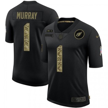 Men's Arizona Cardinals #1 Kyler Murray 2020 Black Camo Salute To Service Stitched Jersey Men's Arizona Cardinals #1 Kyler Murray 2020 Black Camo Salute To Service Stitched Jersey