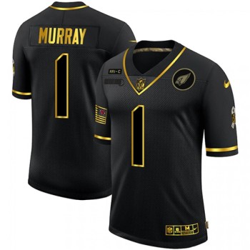 Men's Arizona Cardinals #1 Kyler Murray 2020 Black/Gold Salute To Service Stitched Jersey Men's Arizona Cardinals #1 Kyler Murray 2020 Black/Gold Salute To Service Stitched Jersey