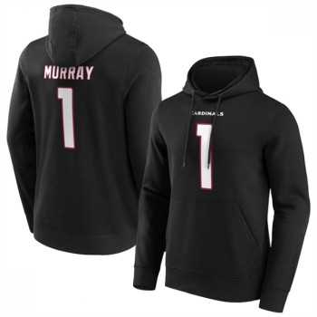 Men's Arizona Cardinals #1 Kyler Murray Black Hoodie Men's Arizona Cardinals #1 Kyler Murray Black Hoodie