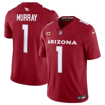 Men's Arizona Cardinals #1 Kyler Murray Red 2023 F.U.S.E. With 4-Star C Patch Vapor Untouchable Limited Stitched Football Jersey Men's Arizona Cardinals #1 Kyler Murray Red 2023 F.U.S.E. With 4-Star C Patch Vapor Untouchable Limited Stitched Football Jersey