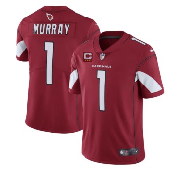 Men's Arizona Cardinals #1 Kyler Murray Red 3-star C Patch Vapor Untouchable Limited Stitched NFL Jersey Men's Arizona Cardinals #1 Kyler Murray Red 3-star C Patch Vapor Untouchable Limited Stitched NFL Jersey