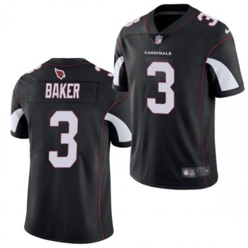 Men's Arizona Cardinals #3 Budda Baker Black Vapor Untouchable Limited Stitched Jersey Men's Arizona Cardinals #3 Budda Baker Black Vapor Untouchable Limited Stitched Jersey
