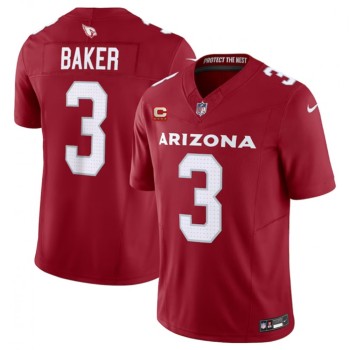 Men's Arizona Cardinals #3 Budda Baker Red 2023 F.U.S.E. With 4-Star C Patch Vapor Untouchable Limited Stitched Football Jersey Men's Arizona Cardinals #3 Budda Baker Red 2023 F.U.S.E. With 4-Star C Patch Vapor Untouchable Limited Stitched Football Jersey