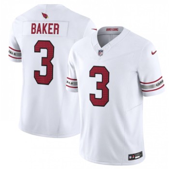 Men's Arizona Cardinals #3 Budda Baker White 2023 F.U.S.E. Vapor Untouchable F.U.S.E. Limited Stitched Football Jersey Men's Arizona Cardinals #3 Budda Baker White 2023 F.U.S.E. Vapor Untouchable F.U.S.E. Limited Stitched Football Jersey