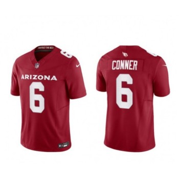 Men's Arizona Cardinals #6 James Conner Red 2023 F.U.S.E. Vapor Untouchable Limited Stitched Football Jersey Men's Arizona Cardinals #6 James Conner Red 2023 F.U.S.E. Vapor Untouchable Limited Stitched Football Jersey