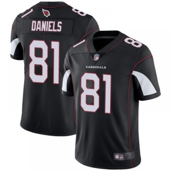 Men's Arizona Cardinals #81 Darrell Daniels Black Vapor Untouchable Limited Stitched Jersey Men's Arizona Cardinals #81 Darrell Daniels Black Vapor Untouchable Limited Stitched Jersey