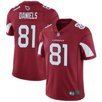 Men's Arizona Cardinals #81 Darrell Daniels Red Vapor Untouchable Limited Stitched Jersey Men's Arizona Cardinals #81 Darrell Daniels Red Vapor Untouchable Limited Stitched Jersey