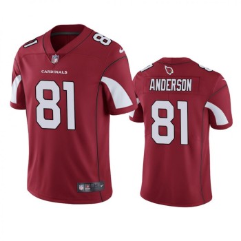 Men's Arizona Cardinals #81 Robbie Anderson Red Vapor Untouchable Stitched Football Jersey Men's Arizona Cardinals #81 Robbie Anderson Red Vapor Untouchable Stitched Football Jersey