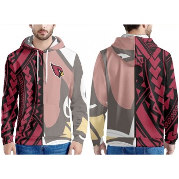 Men's Arizona Cardinals Red/Black Pullover Hoodie Men's Arizona Cardinals Red/Black Pullover Hoodie